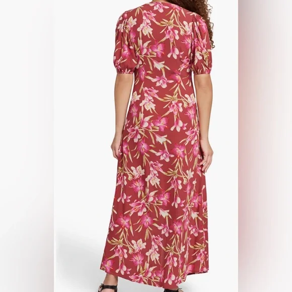 Faherty Floral Button-Down Dress - Picture 2 of 6